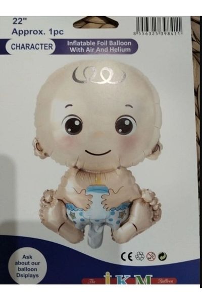 PartAntalya Baby Boy Blue Foil Balloon