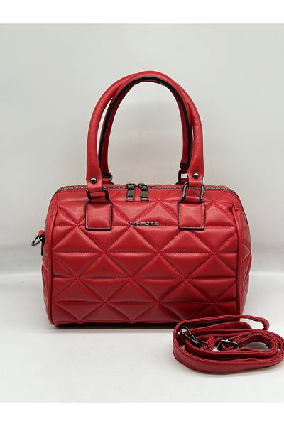 LOTUS AYAKKABI & ÇANTA Red Soft Hand and Shoulder Bag