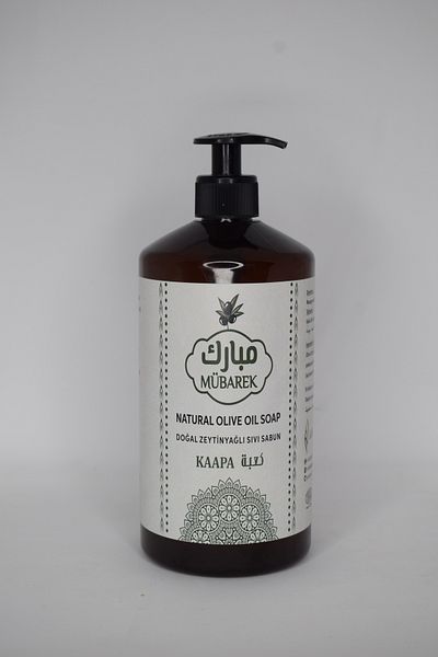 Mübarek Defne Sabunu 1L Natural Kabe Uduz Scented and Olive Oil Liquid Soap