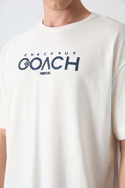 TOMMY LIFE 88329 Muška Oversize kroj O izrez T-shirt