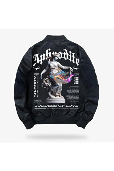 Touz Moda Jachetă bomber unisex cu imprimeu Aphrodite
