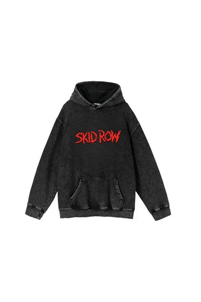 Touz Moda Φούτερ με κουκούλα Skidrow σειράς Washed Fabric Rock