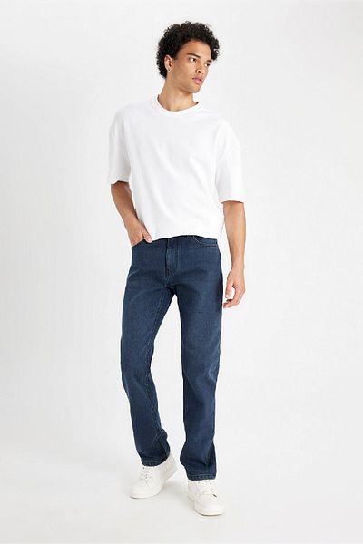 DeFacto Sergio Regular Fit Jean nadrág - normál derék, csőszár Y0369AZ24WN