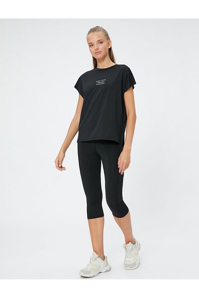 Koton Short Biker Tights Basic High Waist