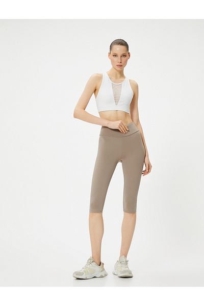 Koton Sports Capri Leggings Standard Waist Slim Fit