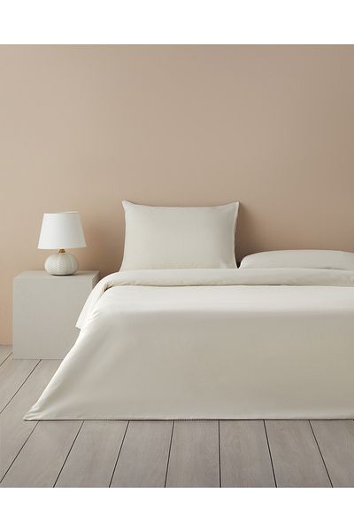 English Home Black Single Dotted Waffle Duvet Cover Set - Double Sided Yarn Painted 160X220 cm