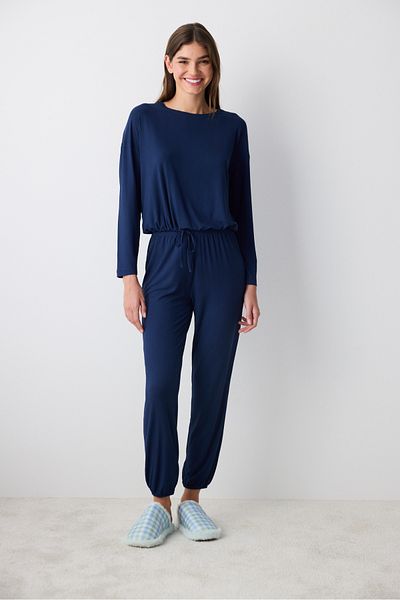 Penti Hailey Navy Navy Pants Pajama Set