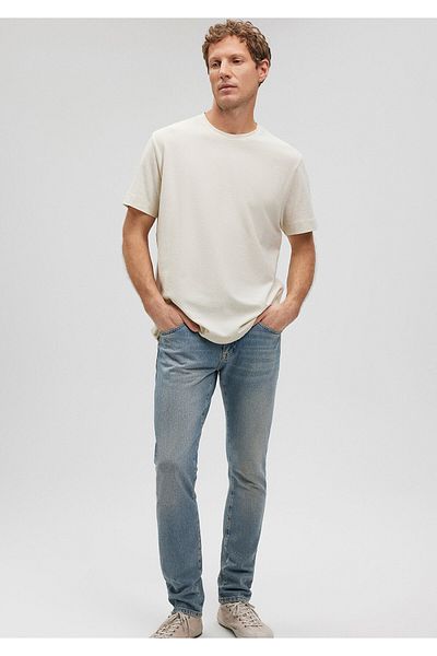 Mavi Μπλουζάκι με μπεζ υφή - Regular Fit0611900-70134