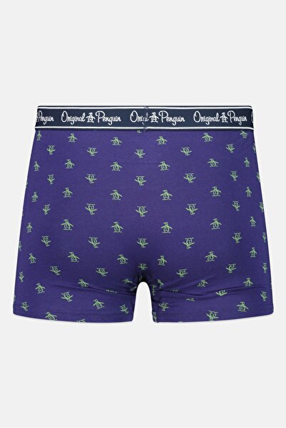 Original Penguin Men 3 Pieces All Over Print Boxer Briefs, Purple/Lilac/Light Blue