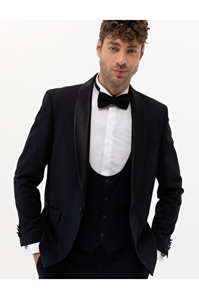 Pierre Cardin Lacivert Yelekli Smokin 50265124-VR033