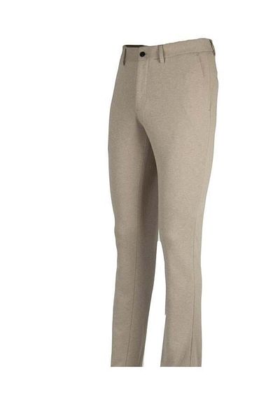 İmza Σκούρο μπεζ πλεκτό Slim Fit Slim Fit Classic Παντελόνι1003220159