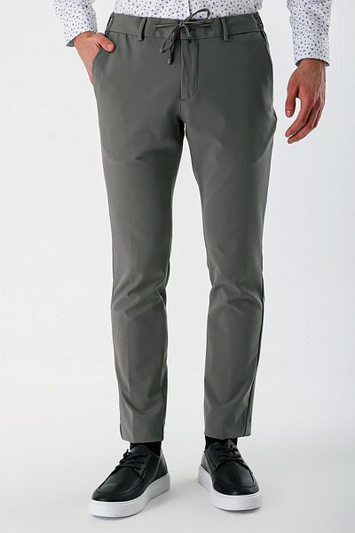 İmza Soil Lycra Πλαϊνές τσέπες Elastic Slim Fit Slim Fit Casual Παντελόνι 1003240155