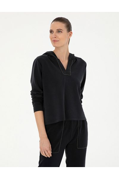 Pierre Cardin Black Regular Fit Sweatshirt 50282639 -Vr046