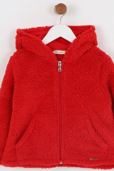 Barmy Kids 1.5-6 Years Old Girl's Cardigan - Fluffy Model