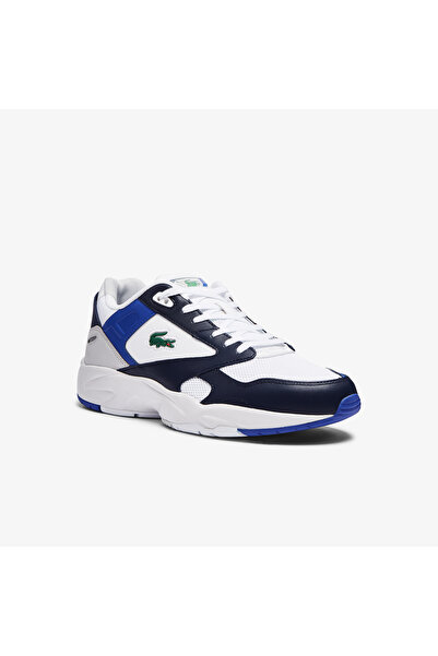 Lacoste Storm 96 Lo 0721 1 Sma Men's White - Navy Sneakers