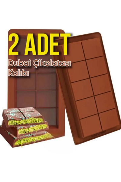 Seram Collection Dubai Çikolatası Kalıbı Silikon Çikolata Kalıbı Bpa Free Ant...