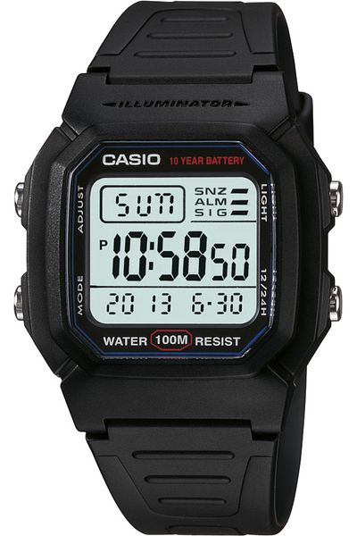 Casio ساعة يد رقمية للرجال W-800h-1avdf