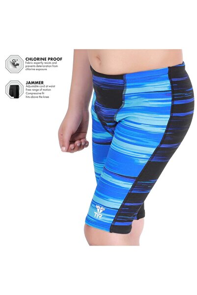 TYR LumenBoysJammer,26(Blue-Black)