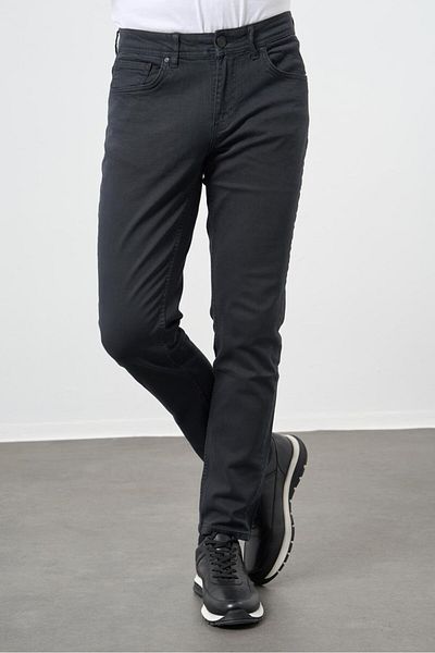 İmza Dark Anthracite Cotton 5 Pocket Casual Slim Fit 5 Pocket Pants 1003245318