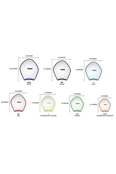 TYR Catalyst Swimming Hand Training Paddle - 7 Different Colored Sizes Small