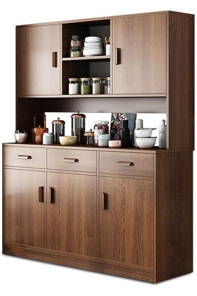DubaiGallery Modern Ahşap Mutfak Dolabı Kapılı Seramik