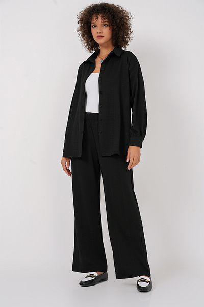 Bigdart 6685 Black Shirt and Trousers Set