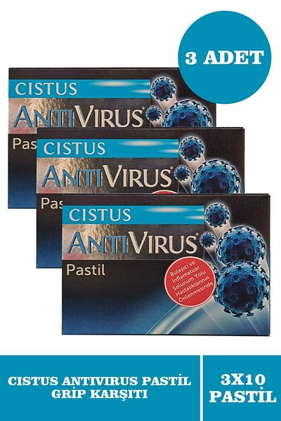 CISTUS 3 Pieces of 10 Antivirus Pastilles