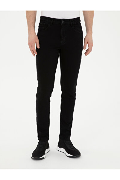 Pierre Cardin Siyah Slim Fit Jean Pantolon 50288136-VR046