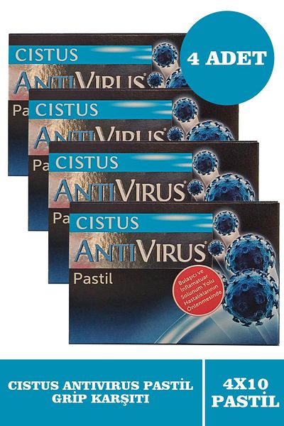 CISTUS 4 Pieces of 10 Antivirus Pastilles