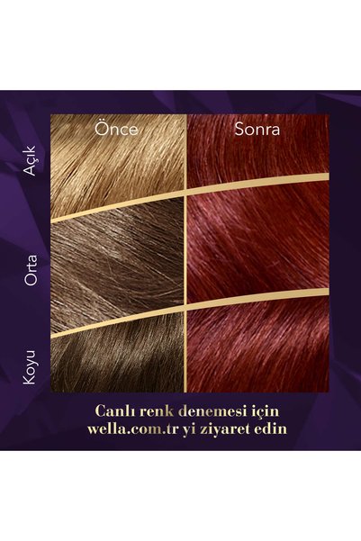 Wella Koleston Supreme Kit Saç Boyası 55/46 Kızıl Büyü