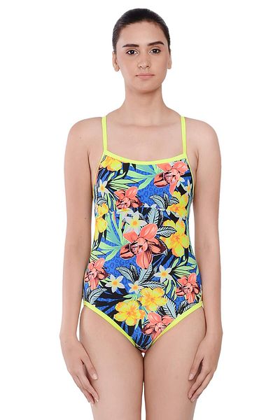 TYR Women's Amazonia Reversible Diamondfit, Royal Multi, MD