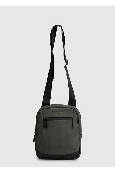 Pierre Cardin Men's Green Crossbody Bag