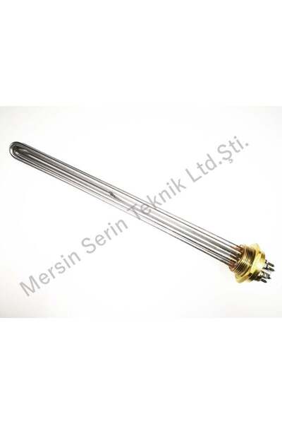 Genel Markalar Kafalı Kazan Isıtıcı Rezistansı Ferq 1,5 inç 10Kw 43,5Cm