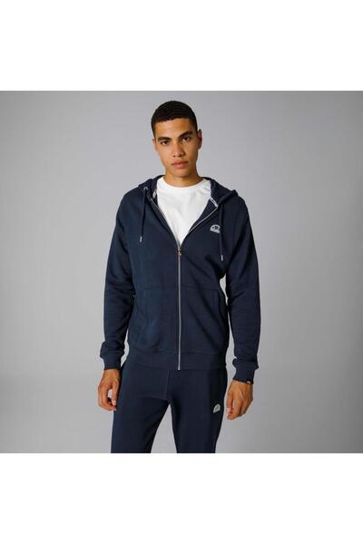 Ellesse Fermuarlı Kapüşonlu Lacivert Erkek Sweat EM281