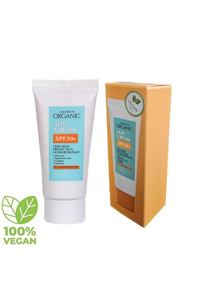 MASTER OF ORGANİC Collagen Hyaluronic Sun Cream - Spf 50 + Pa +++ 50 ml 2 Pcs