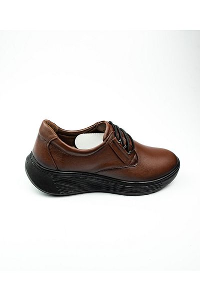 Voyager 020 Brown Leather Women's Casual Shoes