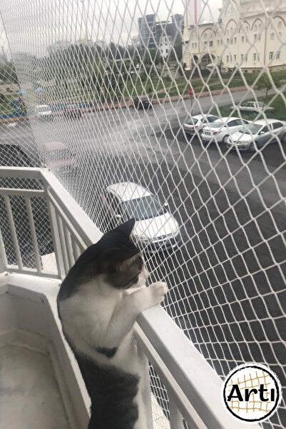 Genel Markalar I Balkon Koruma Ağı Filesi 3x4 Metre Toplam 12m2 Bahçe Kedi Ku...