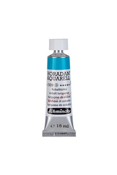 Schmincke Horadam Aquarell Artist Sulu Boya 15 ml Tüp Seri 4 509 Cobalt Turqu...