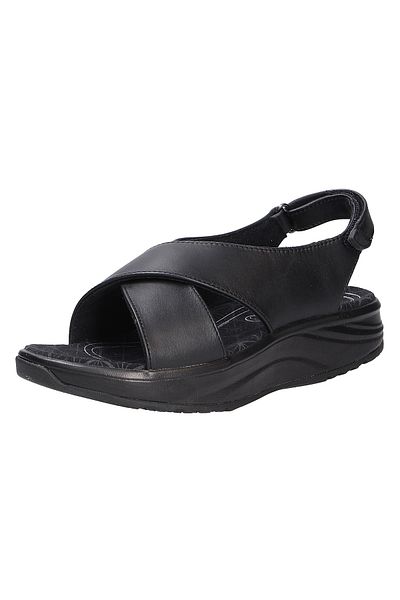 Joya Schwarze Lissabon-Sandale