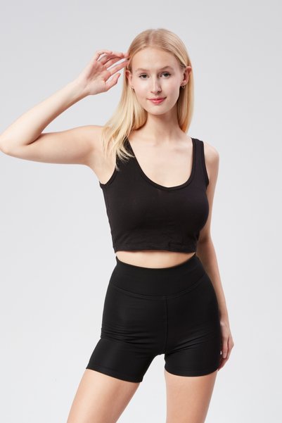 MASSMİZO Women's Winter Black High Waist Gathering Leggings with Fleece Inside