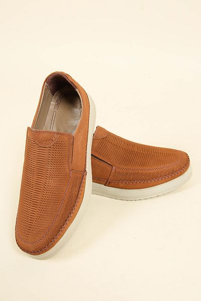 Birikon Γνήσια ανδρικά παπούτσια Nubuck Elastic Laser Detailed TABA
