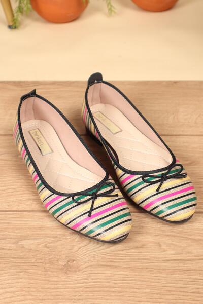 Birikon Балетки з чорними смужками