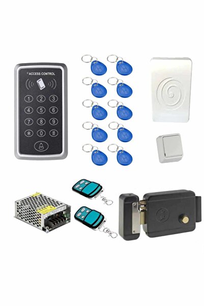 rfid Kumandalı Kapı Zili Şifreli Kapı Kilidi Sistemi 2 ADET KUMANDALI