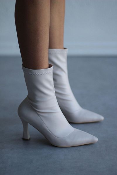 Mida Shoes Strada Skin Leather Stretch Women's Boots