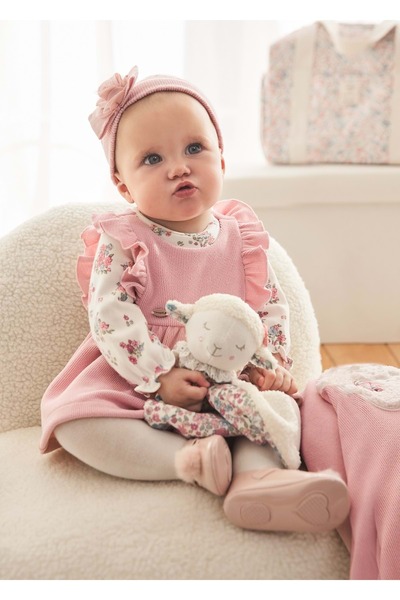 MAYORAL Kız bebek pembe elbise PEMBE