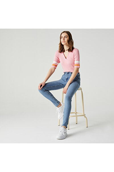 Lacoste Γυναικείο Skinny Fit τζιν μπλε παντελόνι