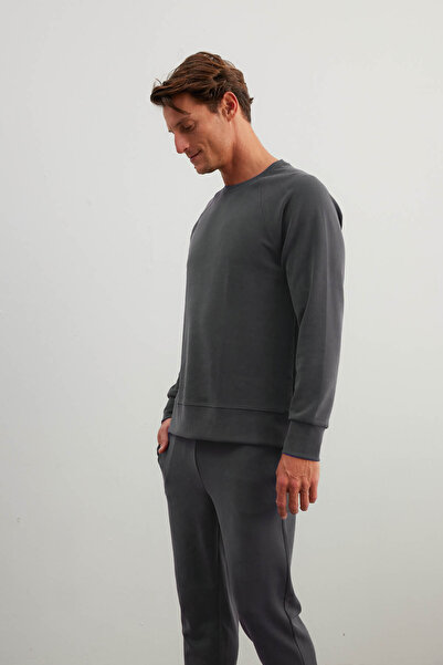 Syah Erkek Soft Touch Reglan Kollu Sweatshirt