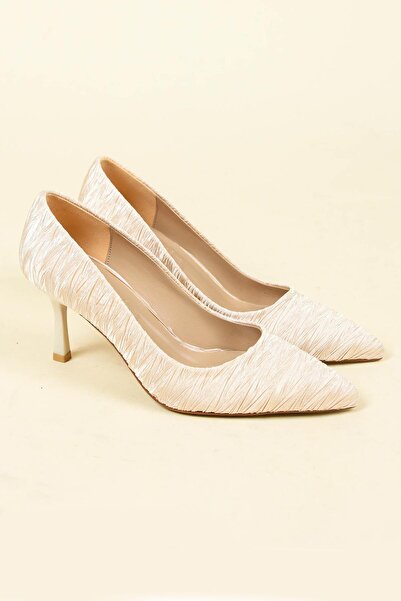 Birikon Pleated Satin Stiletto TEN