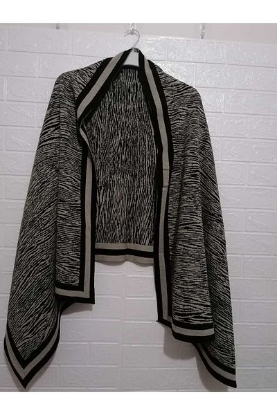 anne moda ankara 1St Quality, Knitted Soft Knitwear Poncho / Shawl