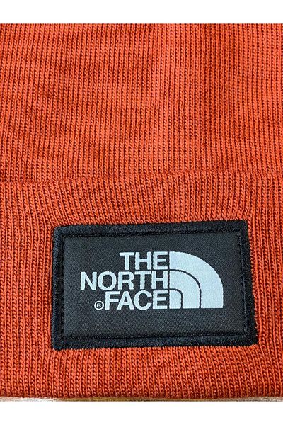 hamze Unisex zimní složená čepice z akrylu s Tnf štítkem